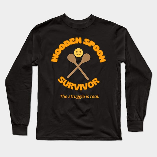 Wooden Spoon Survivor Long Sleeve T-Shirt by The Golden Palomino